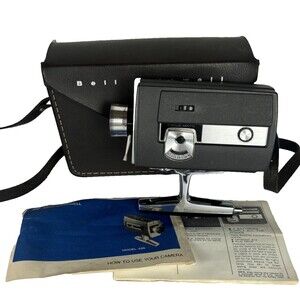 Bell & Howell Autoload Super 8 camera model 435 w/ Case Untested Vintage